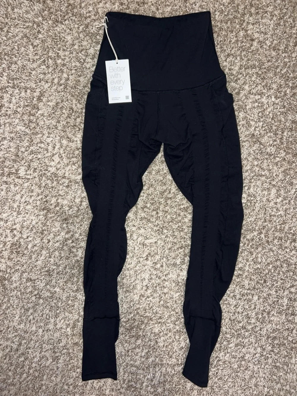 NWT! Sweetflexx Resistance Band Hi Rise Black Full Length Leggings sizes 2, 6, 8 - Picture 2 of 15